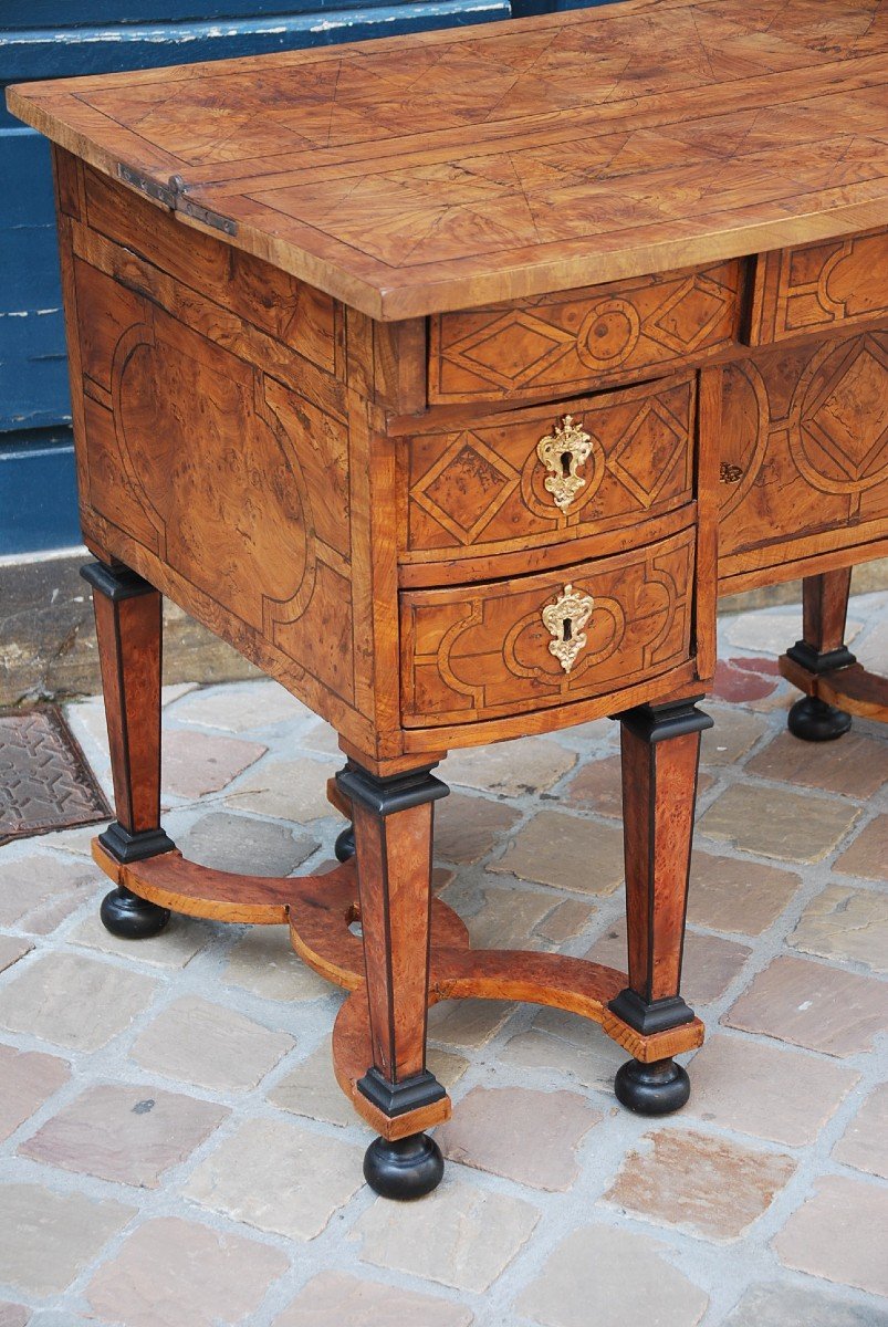 Masarin Desk In Veneer D Louis XIV Period-photo-2