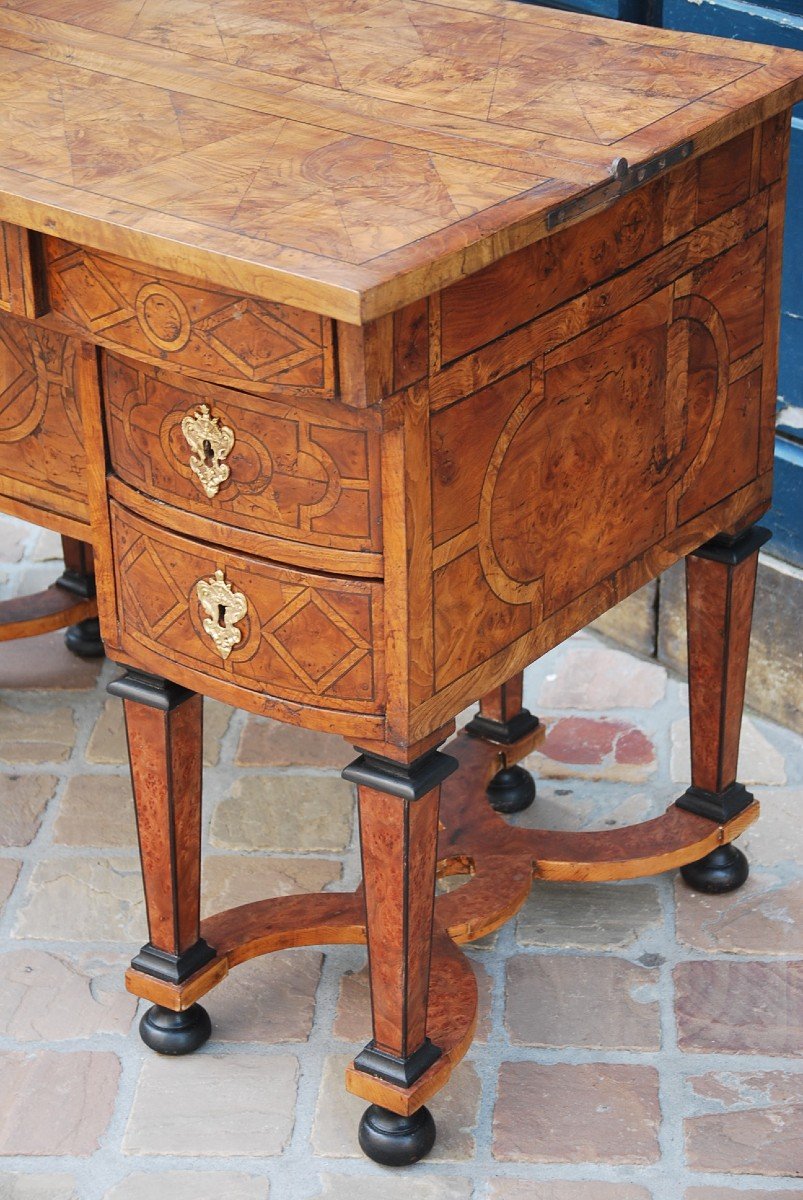 Masarin Desk In Veneer D Louis XIV Period-photo-3