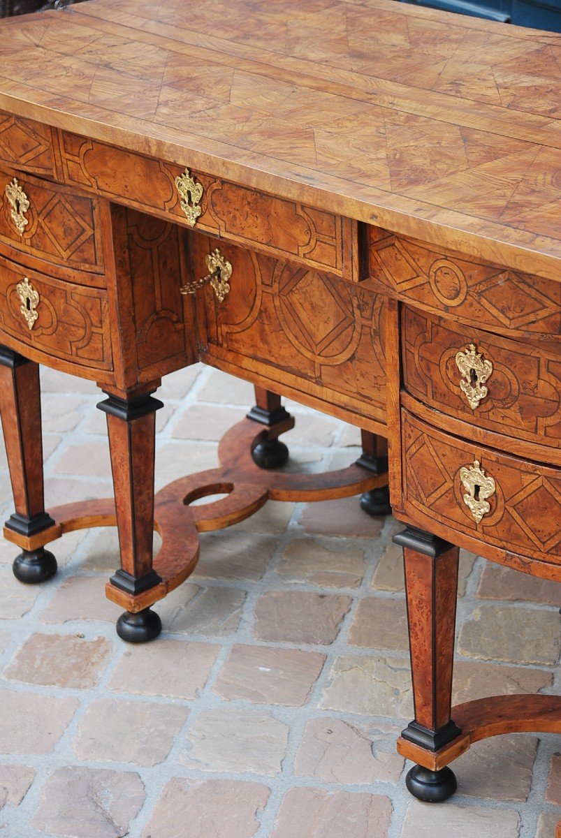 Masarin Desk In Veneer D Louis XIV Period-photo-4