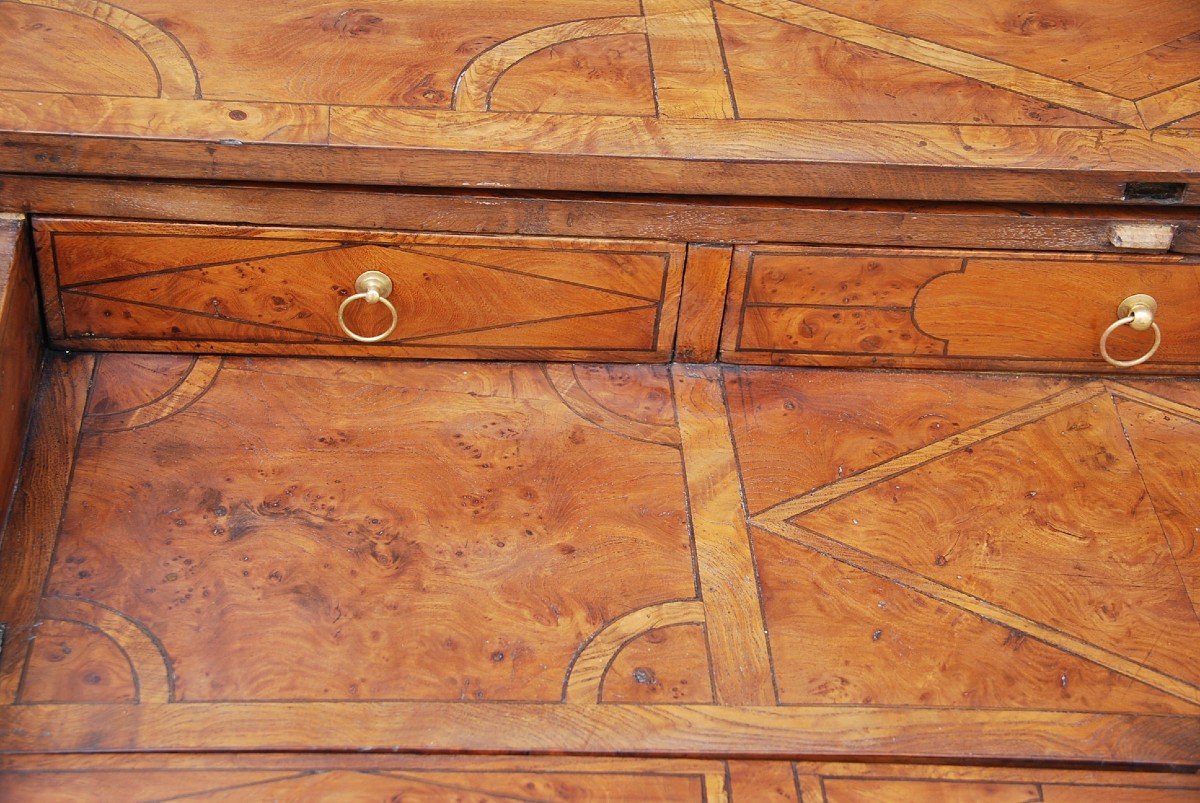 Masarin Desk In Veneer D Louis XIV Period-photo-5