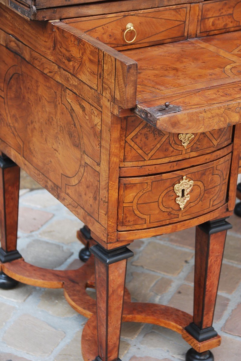 Masarin Desk In Veneer D Louis XIV Period-photo-8