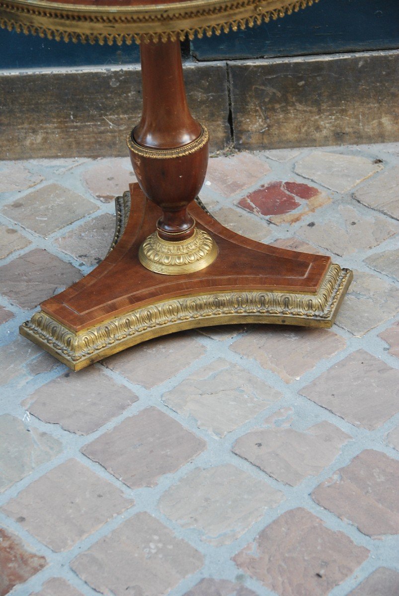 Elegant Pedestal Mahogany XIX-photo-2