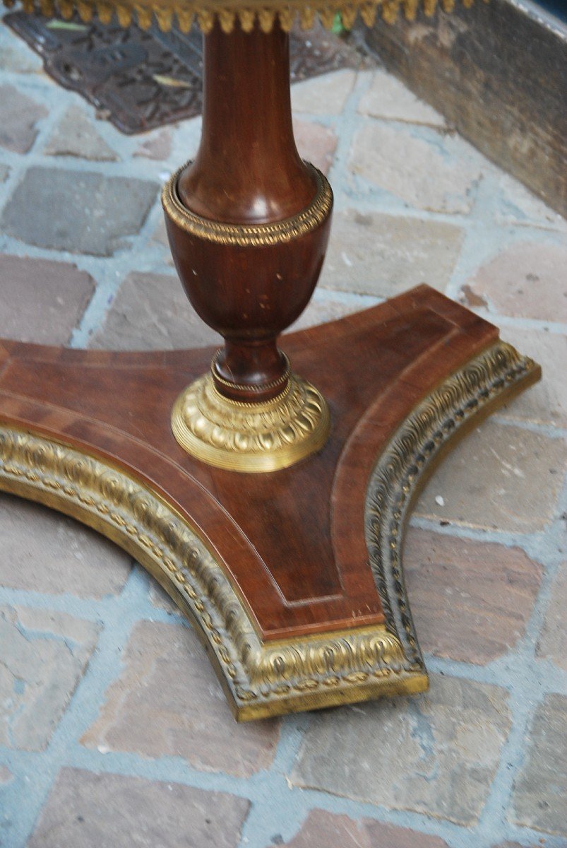 Elegant Pedestal Mahogany XIX-photo-1