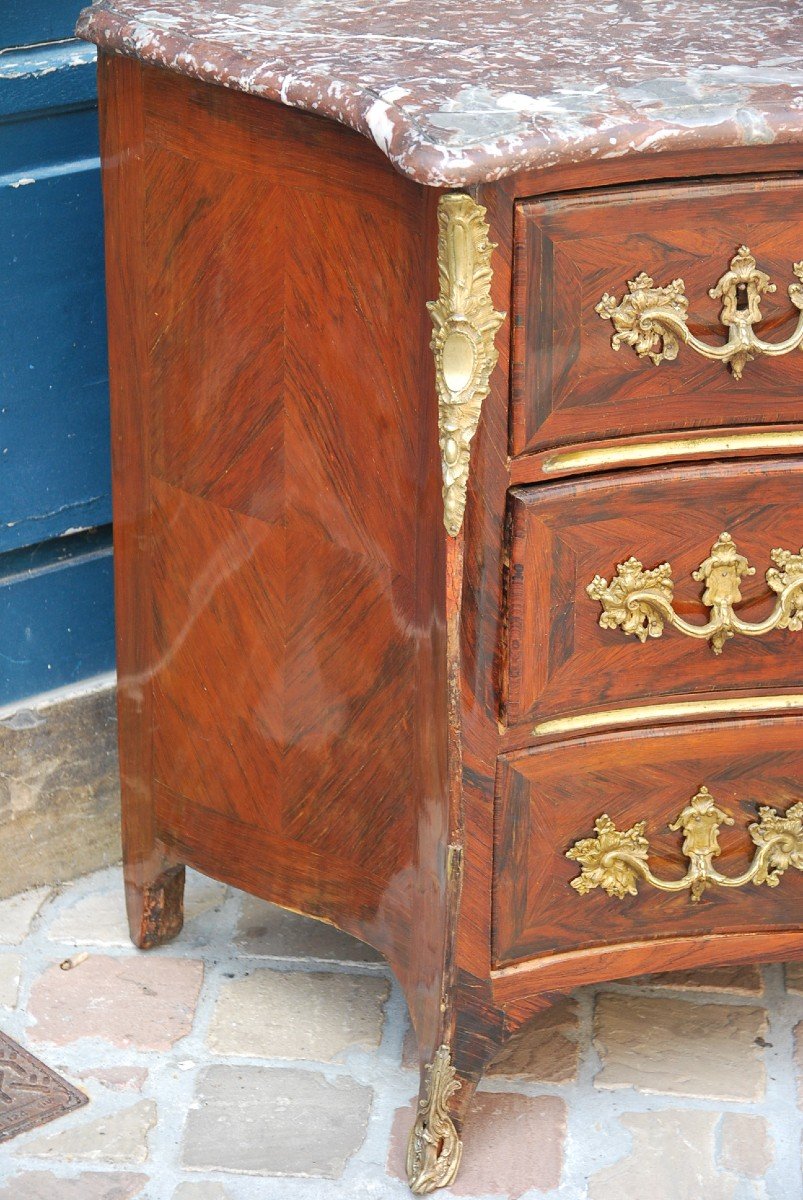 Commode Regence  Estampillée De Nicolas Berthelmi  XVIII-photo-2