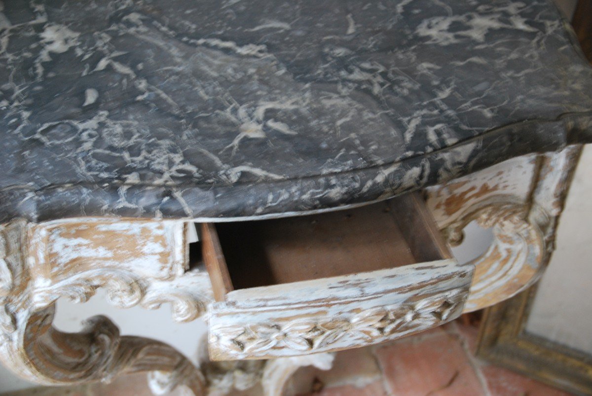 Console D Louis XV Period From The XVIII-photo-7