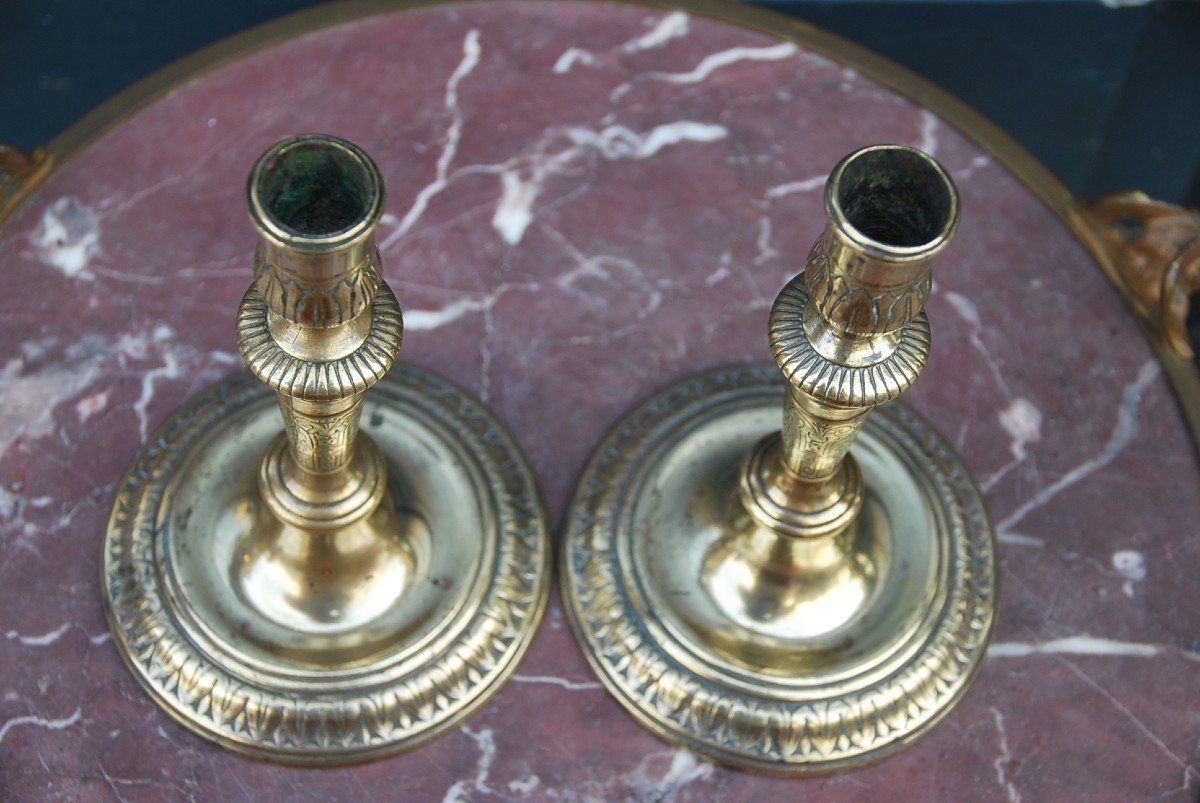 Pair Of Louis XIV Period Candlesticks-photo-6