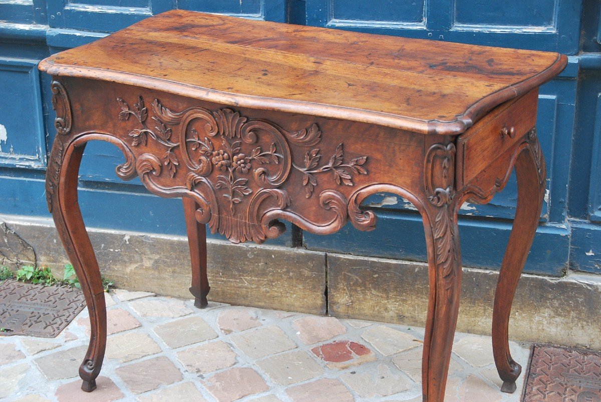 Provence XVIII Walnut Game Table-photo-4