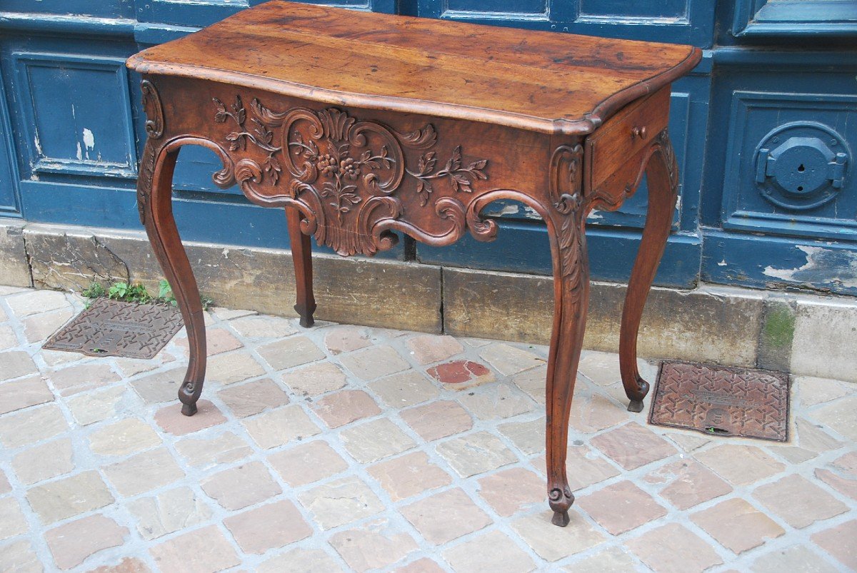 Provence XVIII Walnut Game Table-photo-1