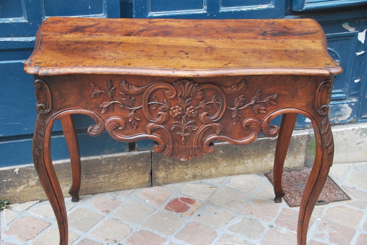 Provence XVIII Walnut Game Table-photo-2