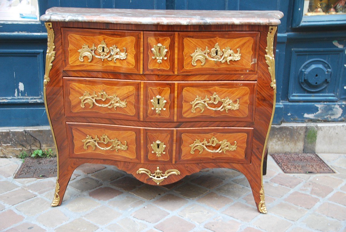 Louis XV Period Commode Stamped By Reizell XVIII