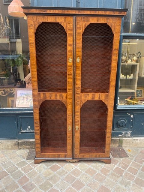 Louis XIV Period Veneer Bookcase-photo-2