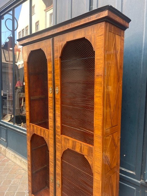 Louis XIV Period Veneer Bookcase-photo-1