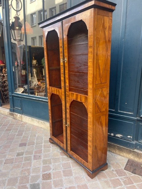 Louis XIV Period Veneer Bookcase-photo-3