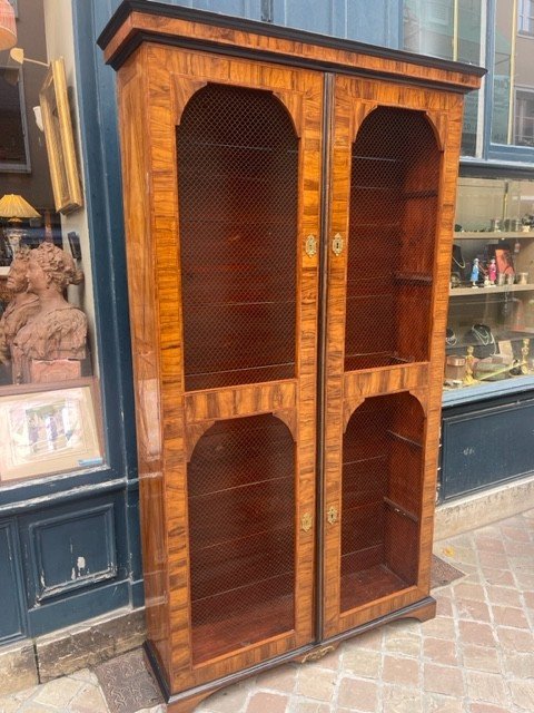 Louis XIV Period Veneer Bookcase