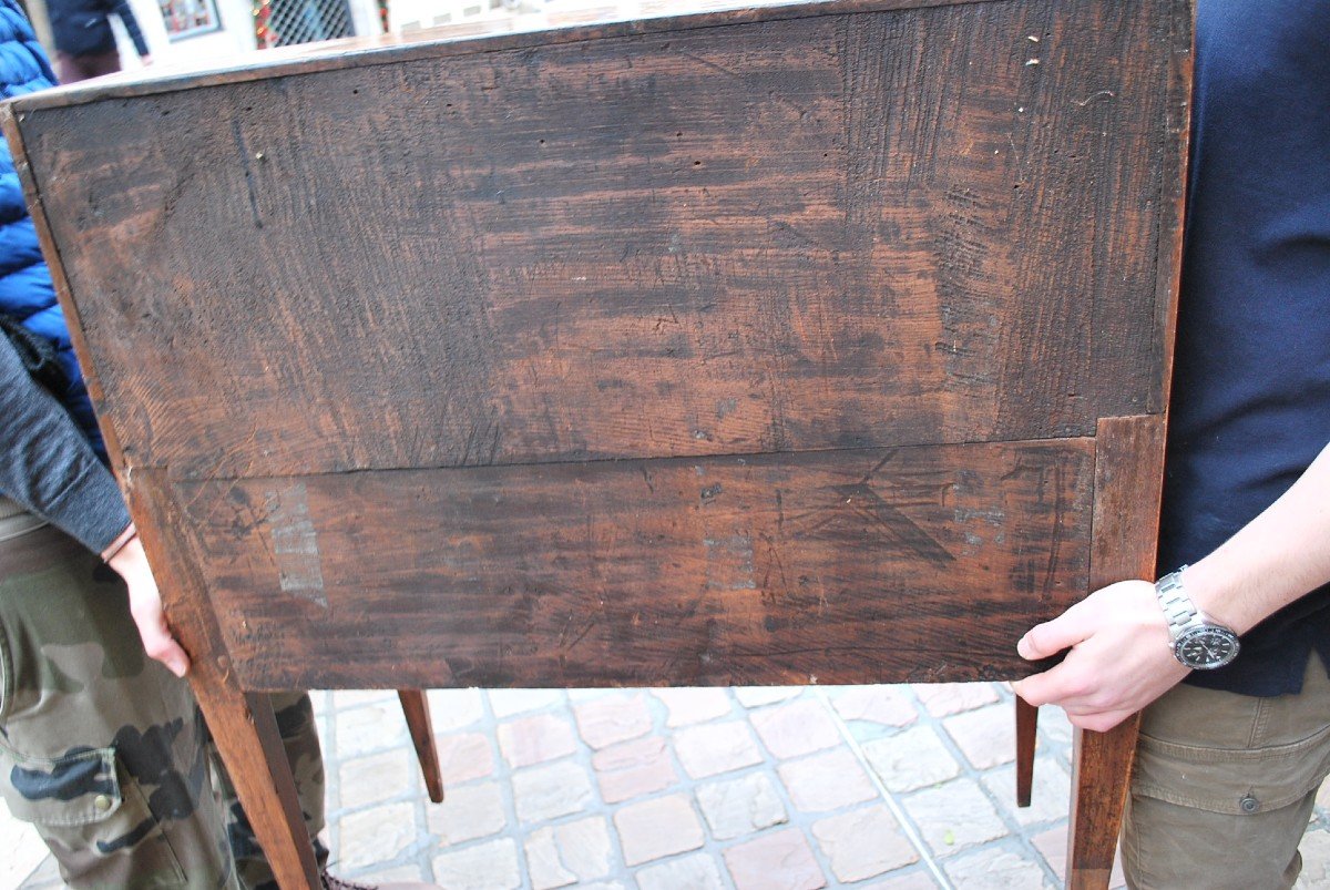 Louis XVI Marquetry Sloping Desk-photo-5