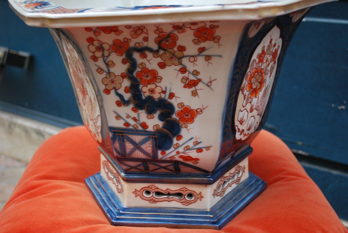 Grand Cache Pot Ou Jardinière Imari Par Samson-photo-1