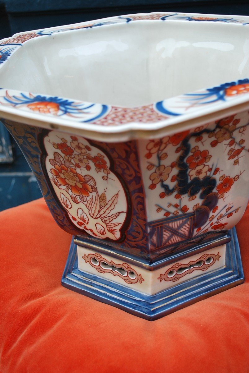 Grand Cache Pot Ou Jardinière Imari Par Samson-photo-8