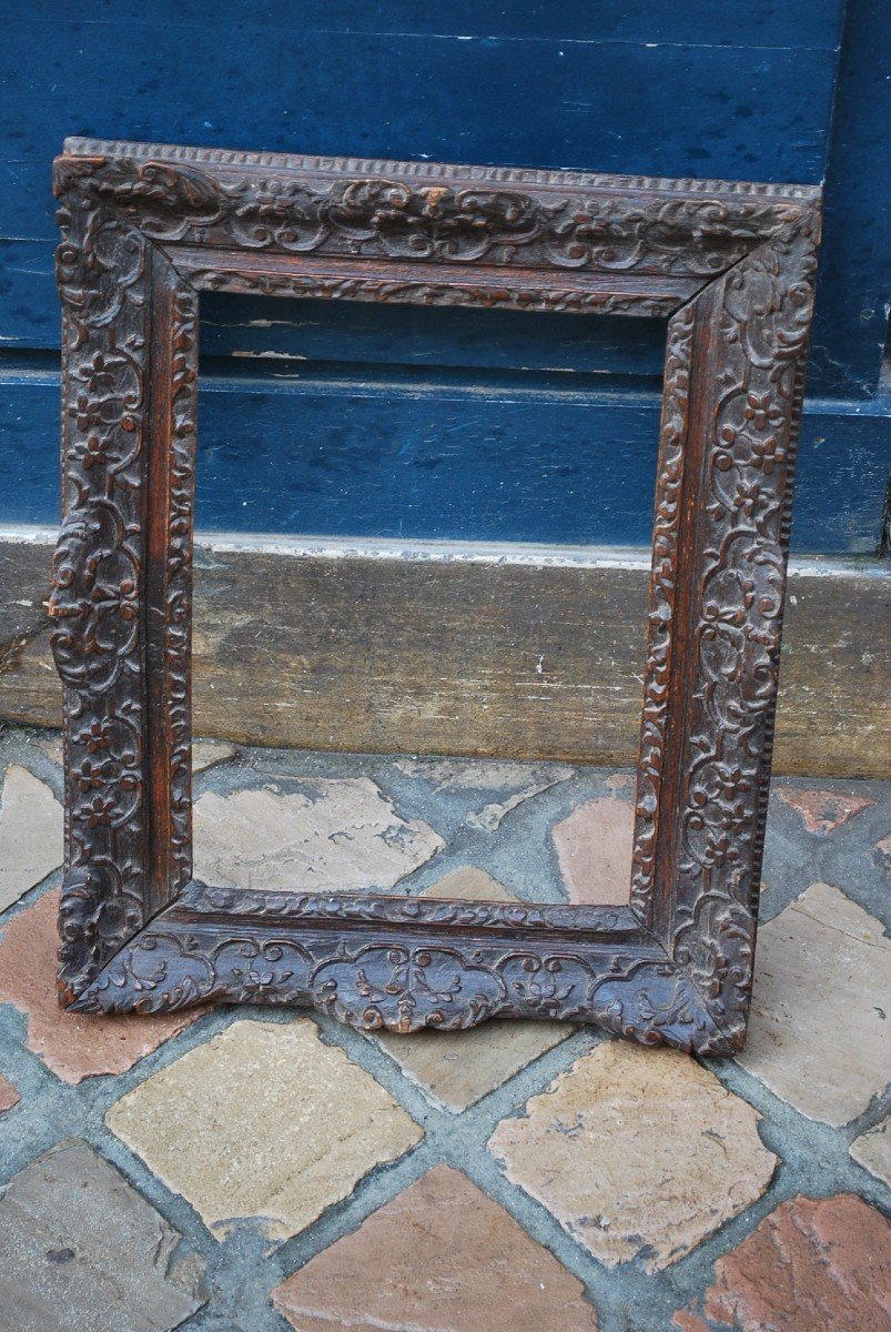 Louis XIV Period Natural Oak Frame -photo-2