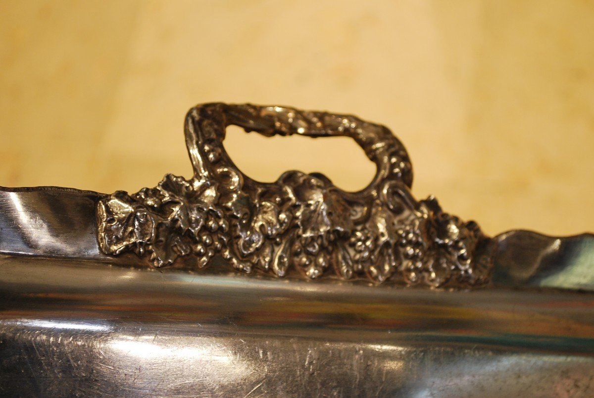 Silver Metal Tray, Vines XIX-photo-6