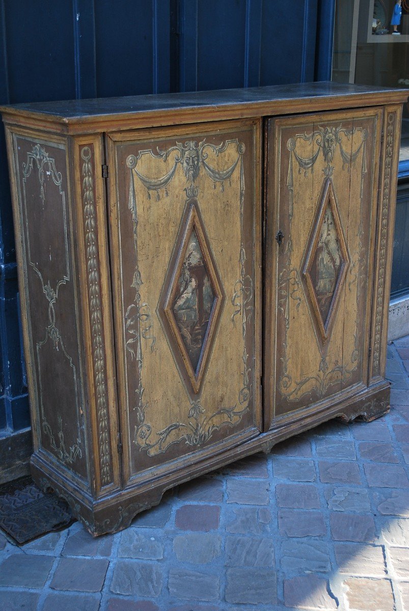 Tuscany Rare Furniture At Support Height With Its Original Paintings XVIII-photo-4