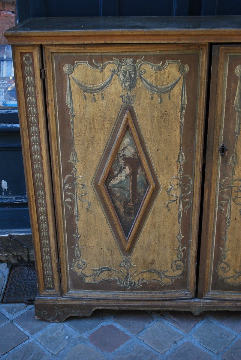 Tuscany Rare Furniture At Support Height With Its Original Paintings XVIII-photo-3