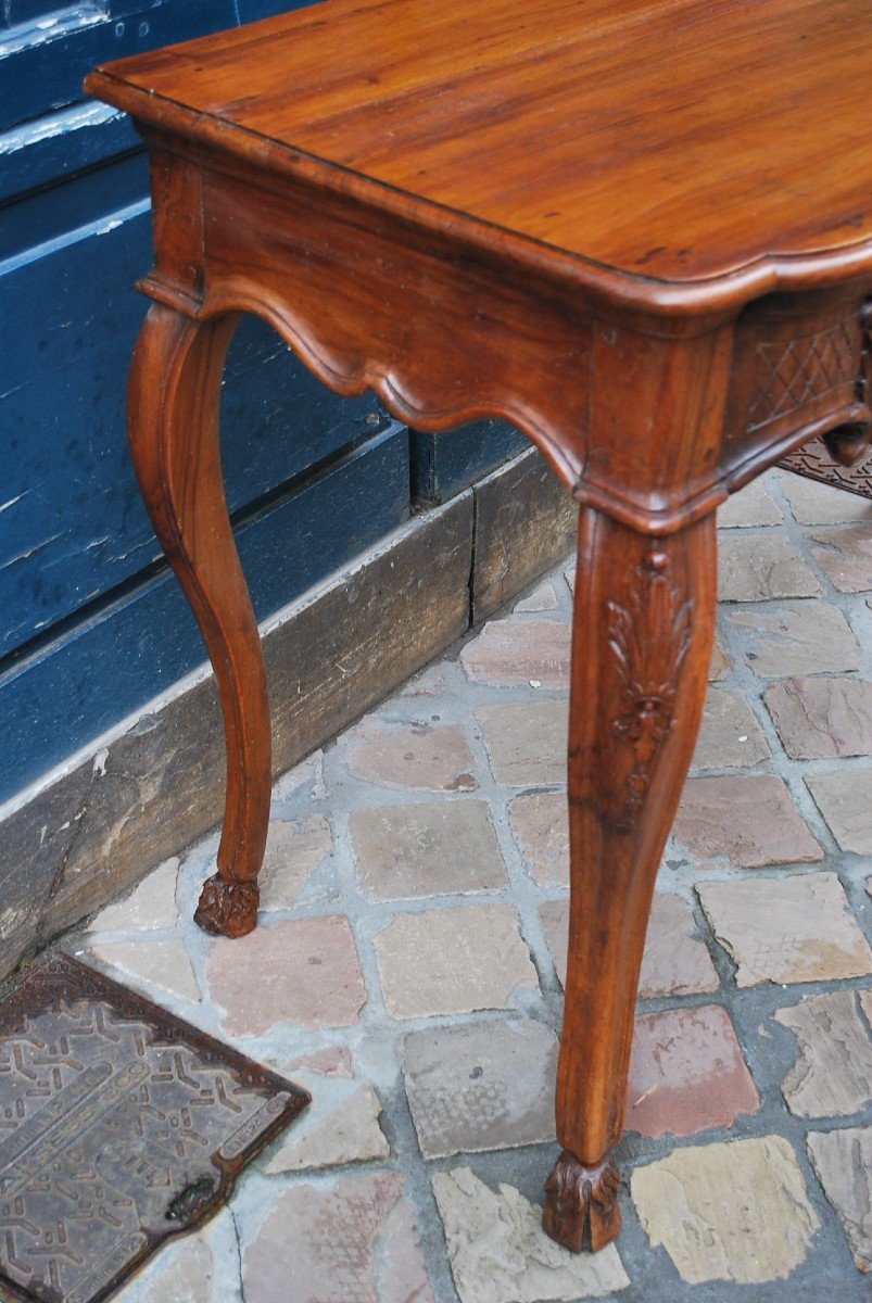 Game Console In Walnut From The Regency XVIII Period-photo-3