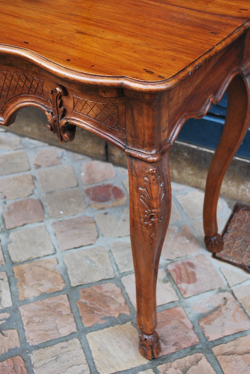 Game Console In Walnut From The Regency XVIII Period-photo-7