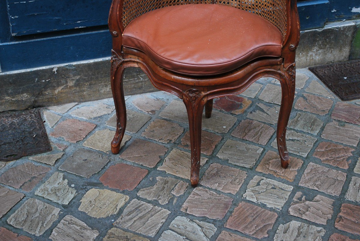 Fauteuil De Bureau D époque Louis XV   XVIII-photo-4