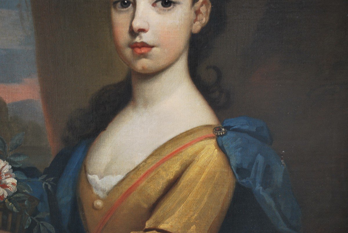 English School XVIII Portrait Of Woman Attributed To Joseph Highmore-photo-3