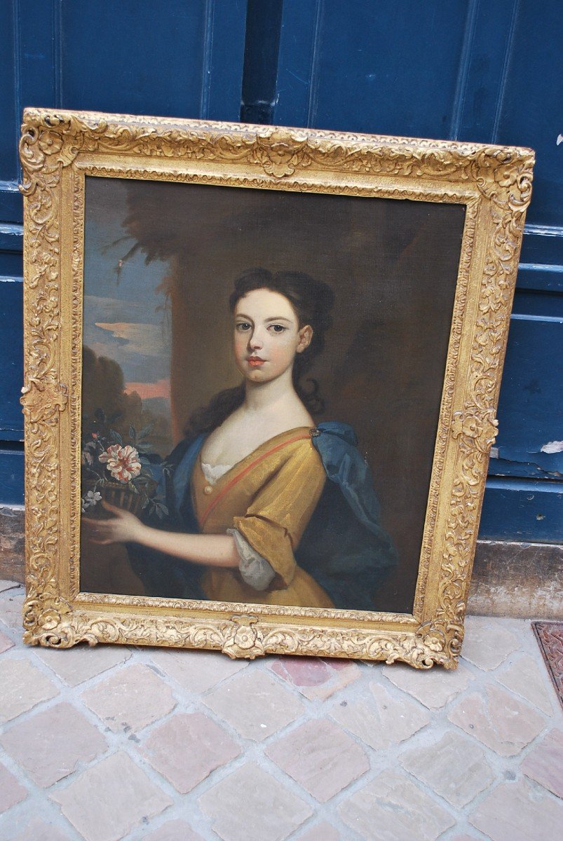English School XVIII Portrait Of Woman Attributed To Joseph Highmore