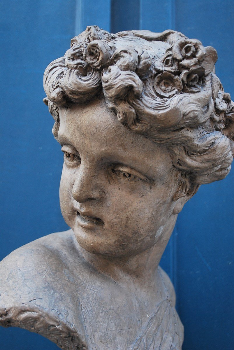 Terracotta Bust, D After Bouchardon-photo-2