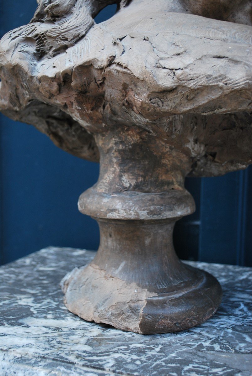 Terracotta Bust, D After Bouchardon-photo-5