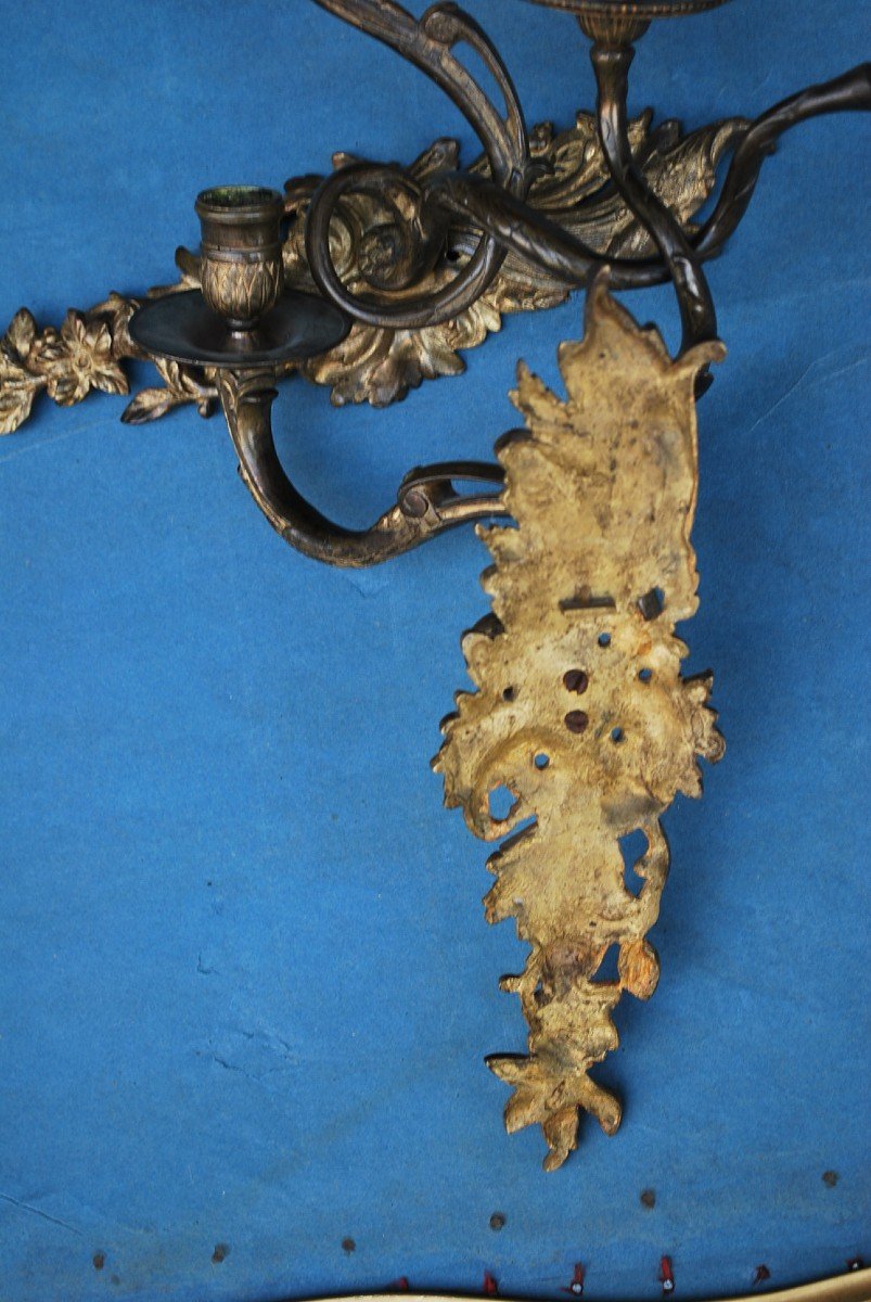 Pair Of Regency Period Sconces From The 18th Century-photo-2