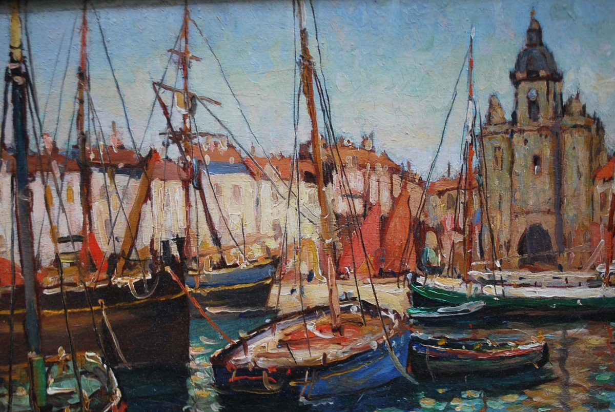 La  Rochelle ,le Port Huile De Georges Carpentier -photo-5