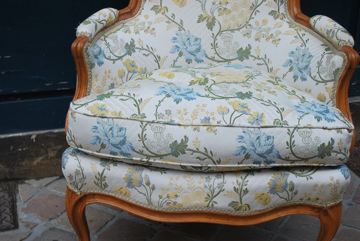 Louis XV Period Wood Bergere Attributed To Georges Jacob -photo-3