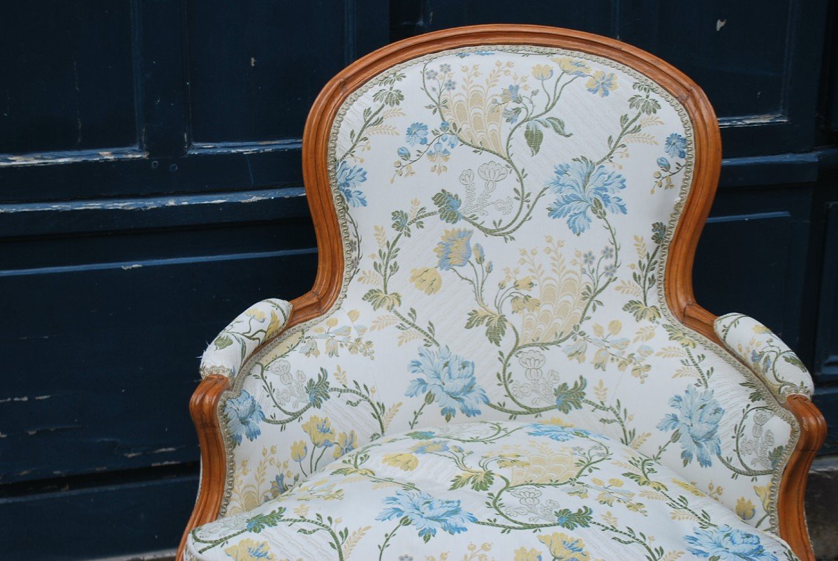 Louis XV Period Wood Bergere Attributed To Georges Jacob -photo-4