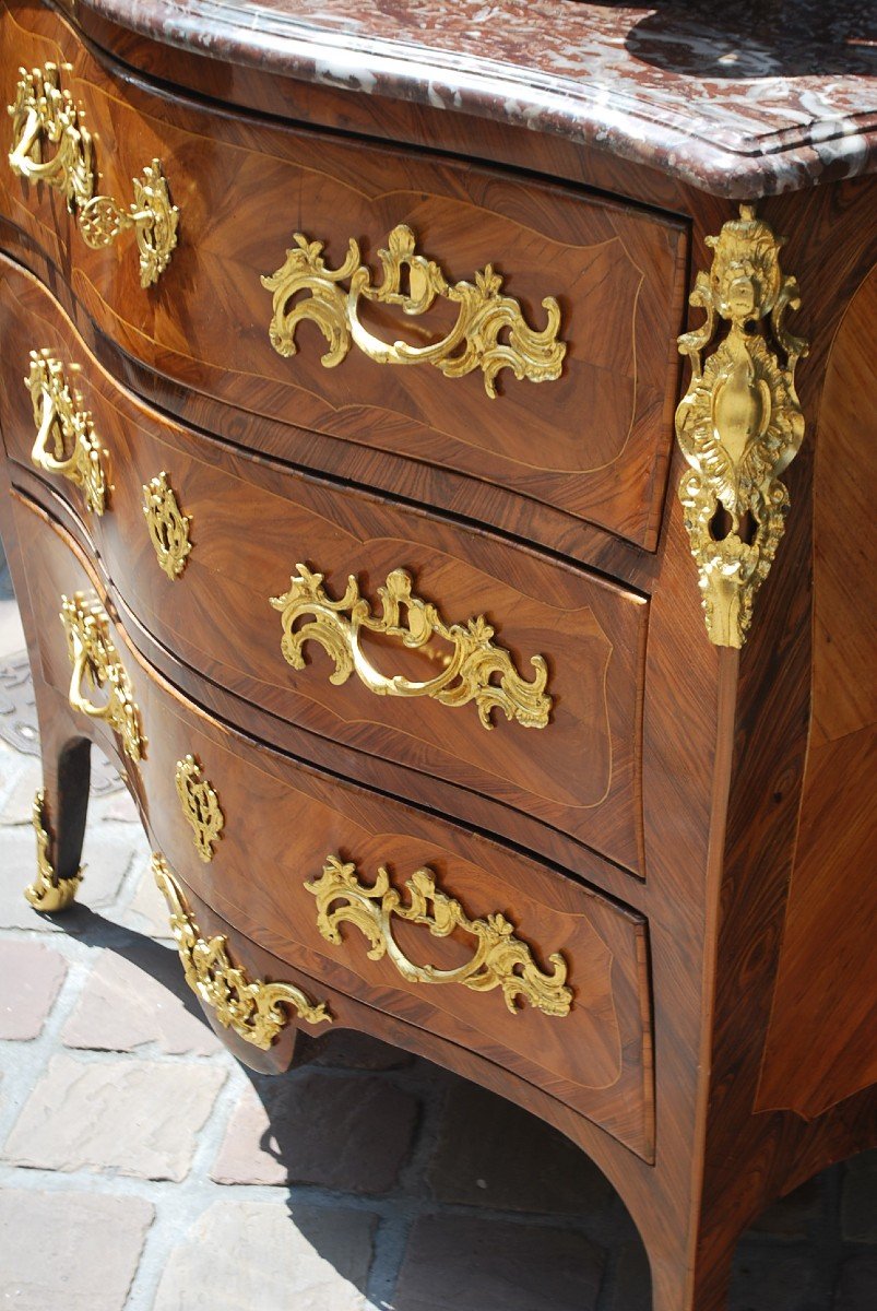 Louis XV Period Commode Stamped By Cosson And Jme-photo-2