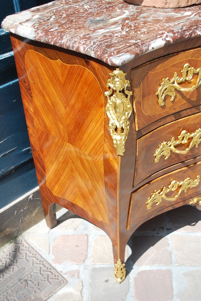 Louis XV Period Commode Stamped By Cosson And Jme-photo-3