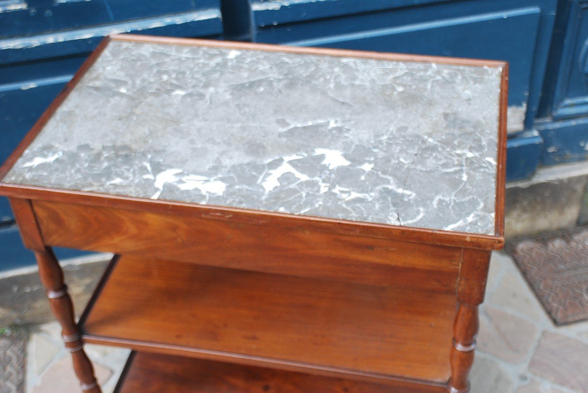 Elegant Mahogany Living Room Table, Jacob Feet, 19th-photo-3