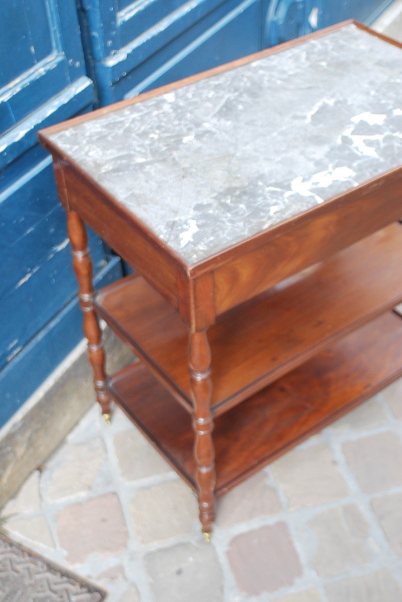 Elegant Mahogany Living Room Table, Jacob Feet, 19th-photo-4