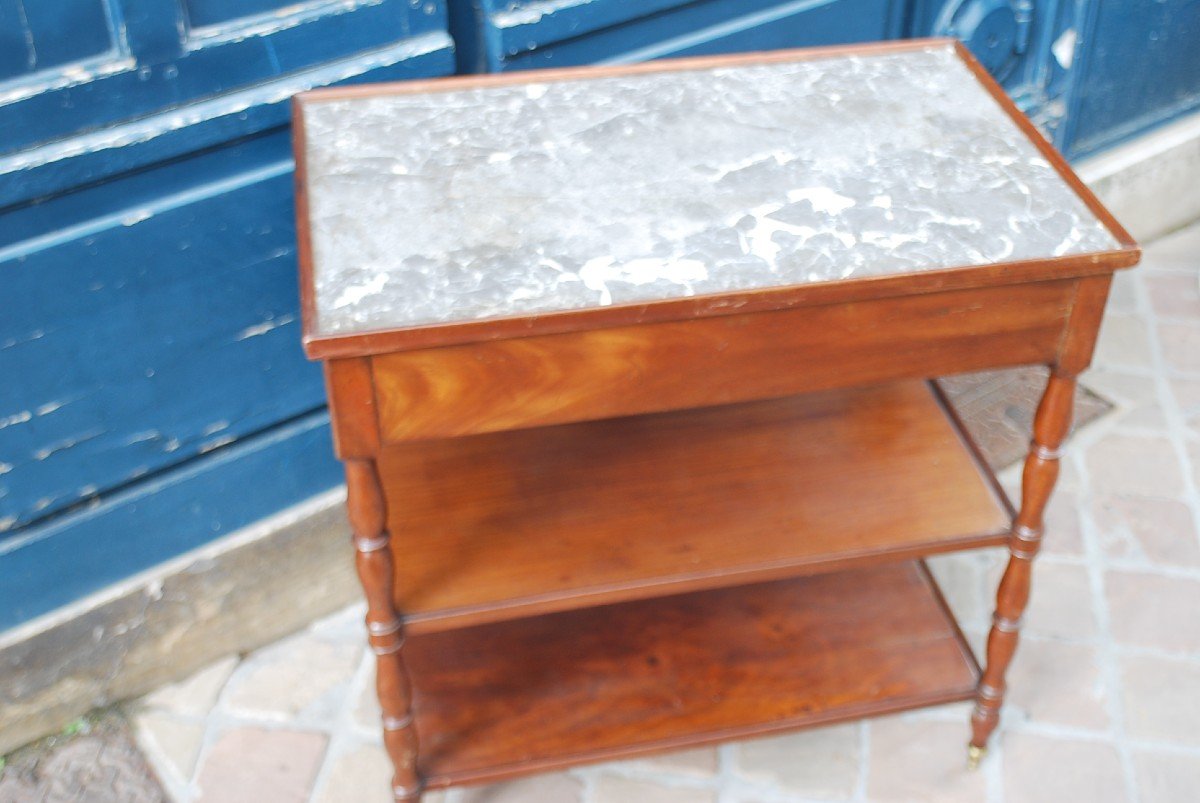 Elegant Mahogany Living Room Table, Jacob Feet, 19th-photo-3