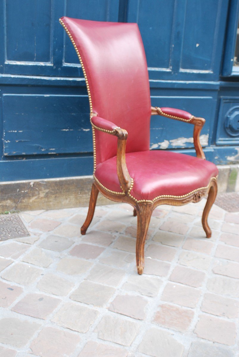 Rare Fauteuil De Nourrice  D époque Louis XV Du XVIII