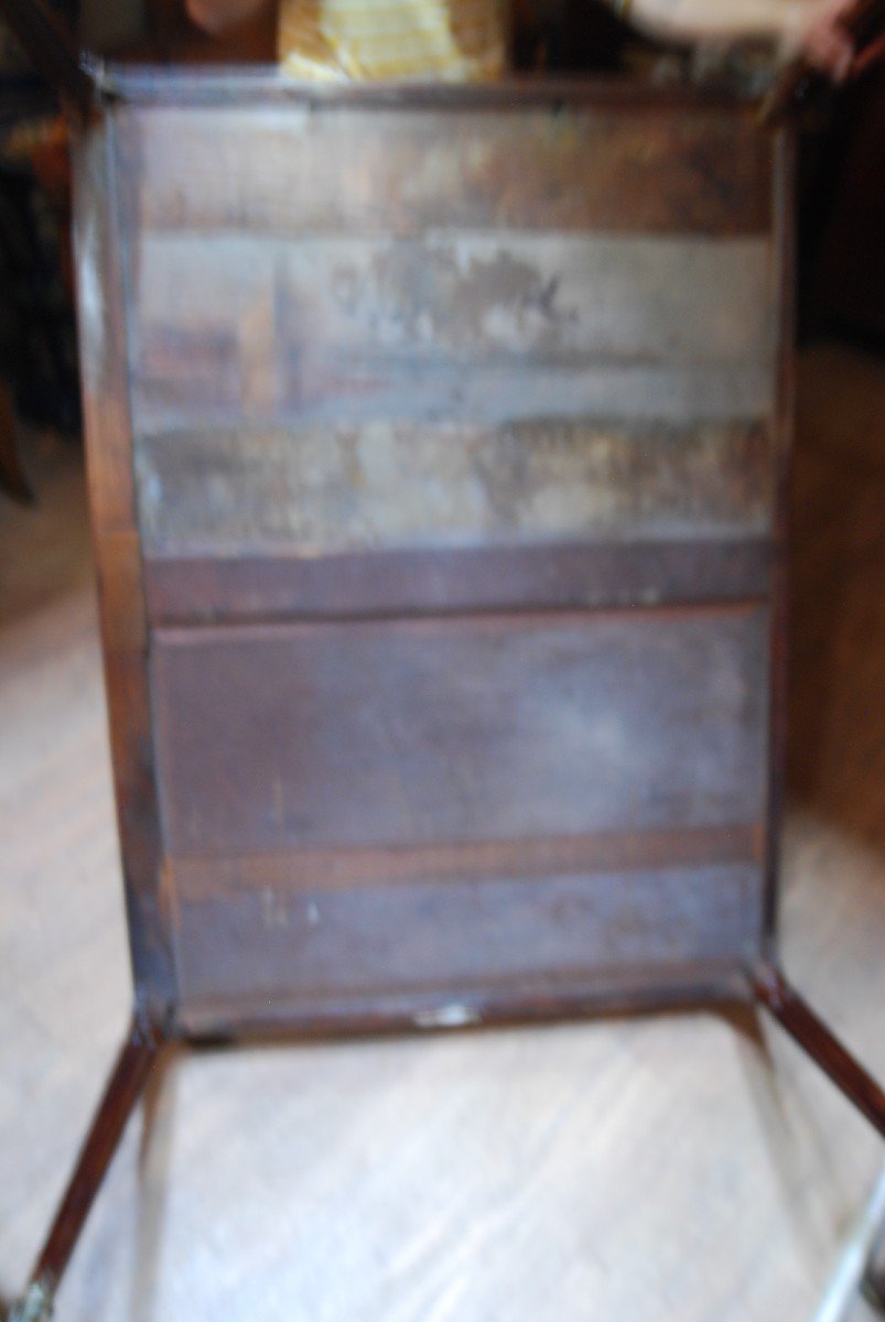 Rare Library Or Architect's Desk From Louis XVI Period Stamped By Bruns-photo-6