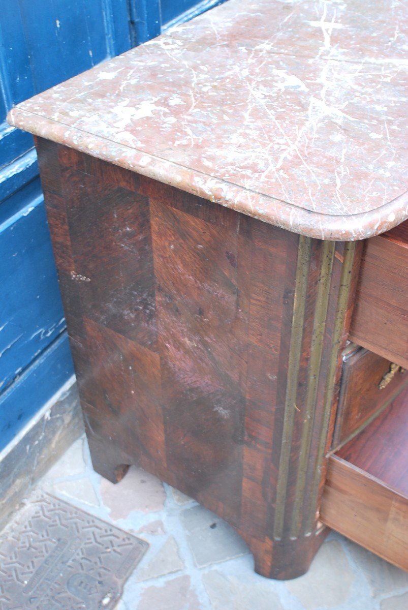 Commode D époque  Louis XIV  à Cannelures Début XVIII-photo-8