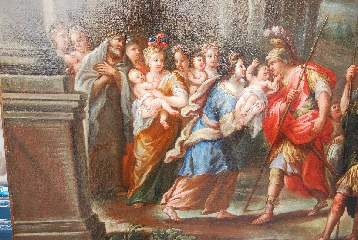 Farewell Of Hector And Andromache, Bologna Around 1700-photo-3