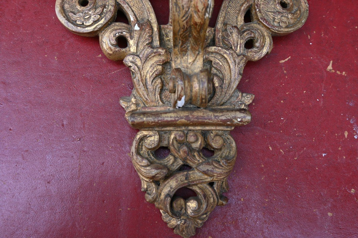 18th Century Regence Period Wall Light Console-photo-3