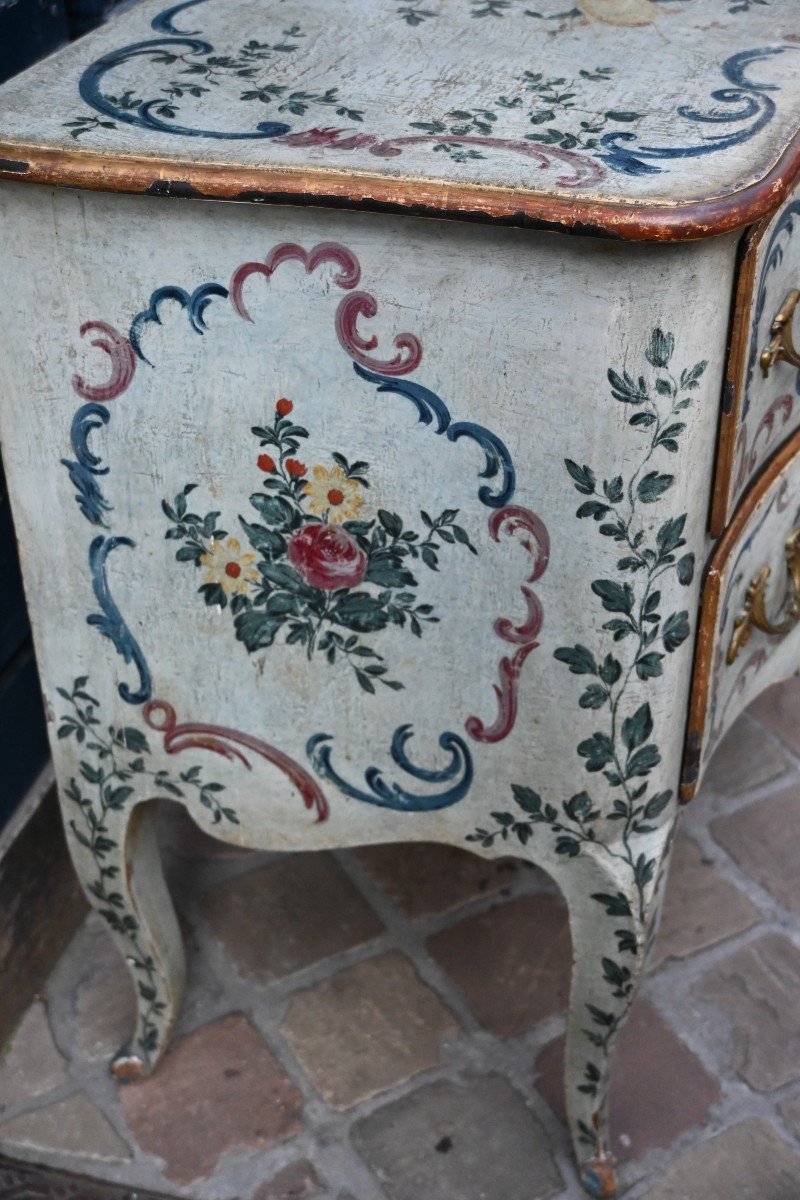 Commode Peinte Italie XVIII  Gênes-photo-1