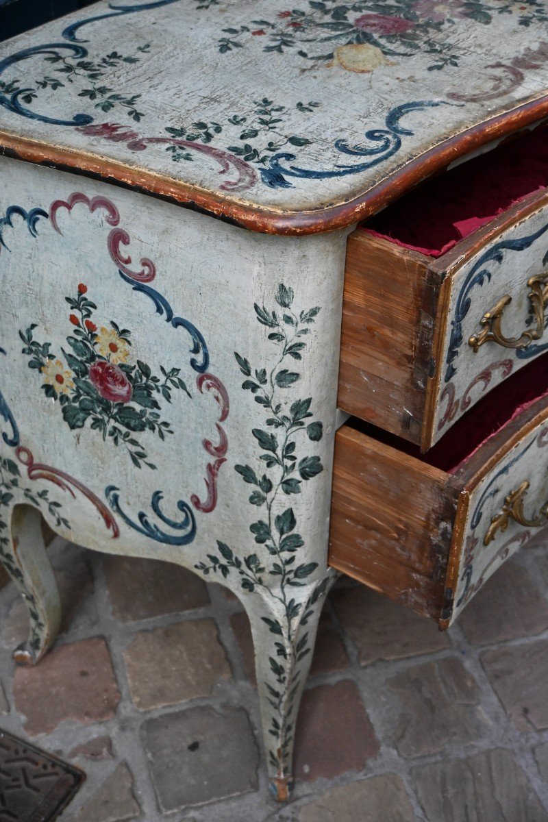 Painted Chest Of Drawers Italy XVIII Genoa-photo-5