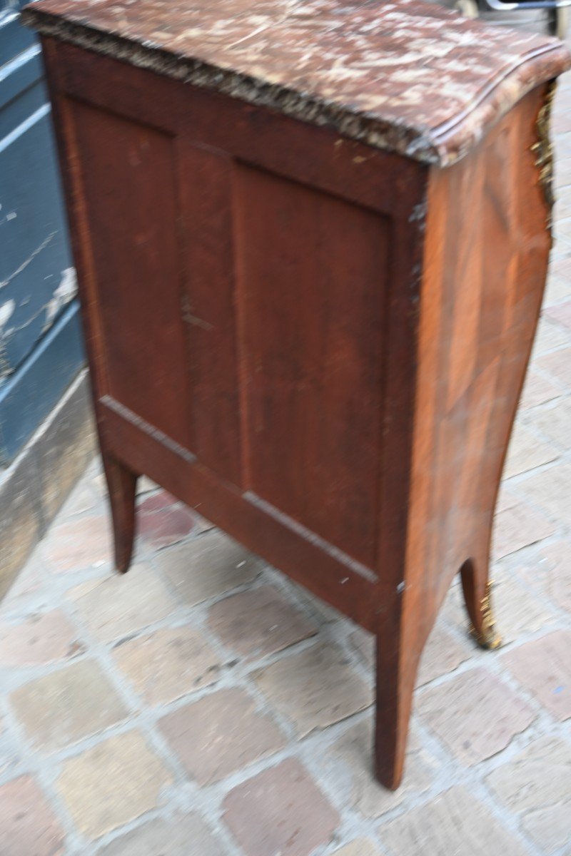 Small Louis XV Period Ellaume Stamped Chest Of Drawers  -photo-6