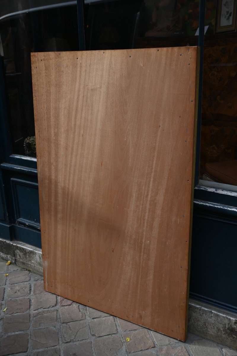 Gilded Wooden Mirror From The Louis XVI Period, End Of The 18th Century-photo-5